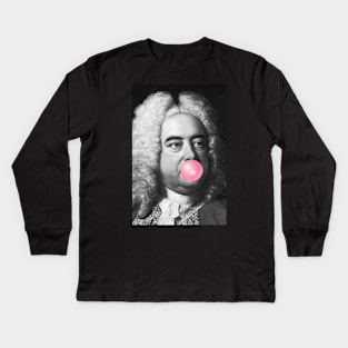 George Frideric Handel Kids Long Sleeve T-Shirt